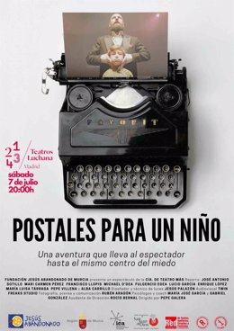 Cartel estreno en Madrid de 'Postales para un niño'
