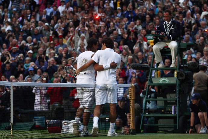Rafa Nadal y Roger Federer