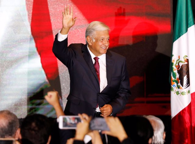 El candidato izquierdista a la Presidencia mexicana, Andrés Manuel López Obrador