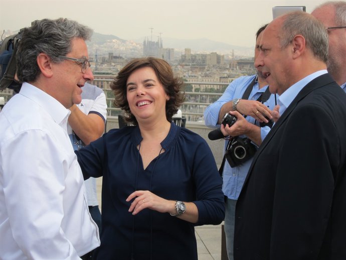  La candidata a la Presidència del PP Soraya Sáenz de Santamaría       