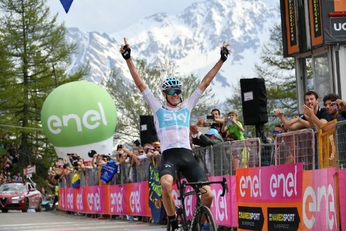 Chris Froome guanya en el Giro