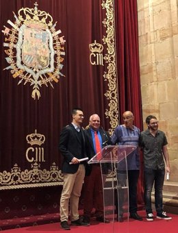 Moneva recibe el premio en Asturias