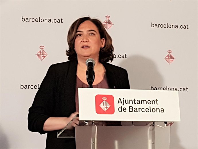 La alcaldesa de Barcelona, Ada Colau