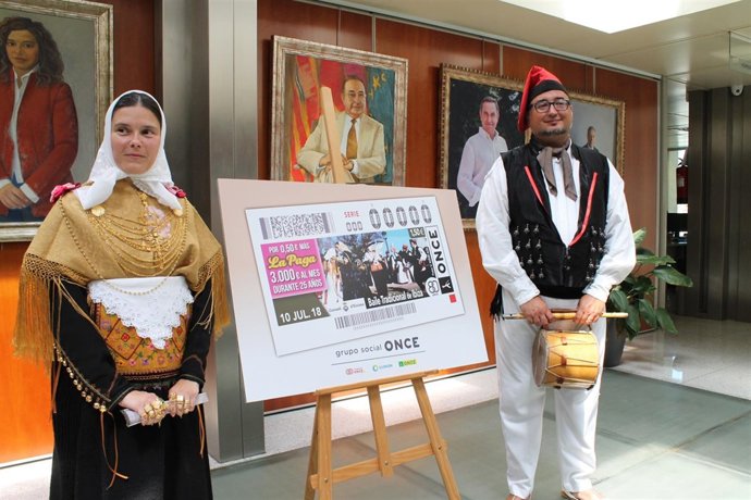 Presentación del cupón dedicado al 'ball pagès'