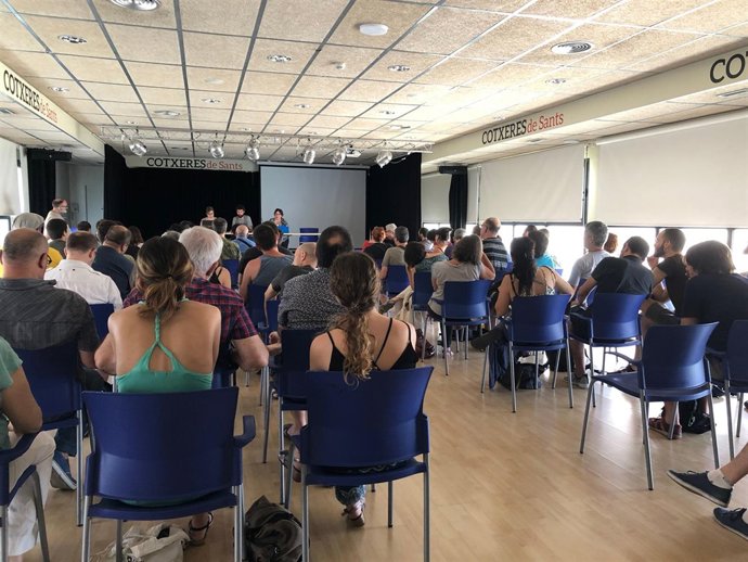 La Asamblea General de los militantes de la CUP Capgirem Barcelona 