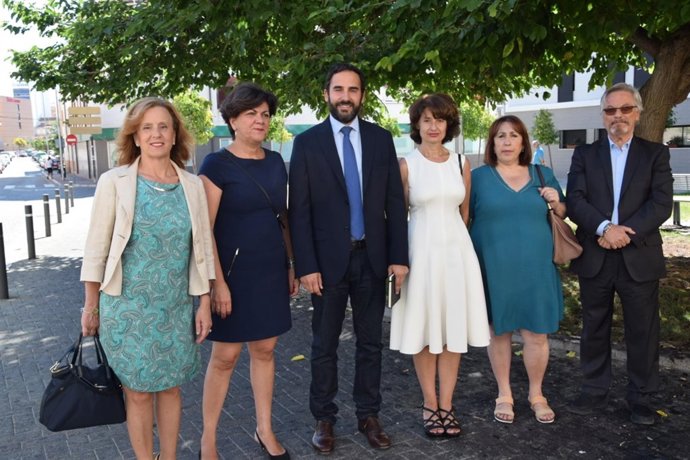 Daniel pérez plaza carmen olmedo con lima y otros concejales psoe