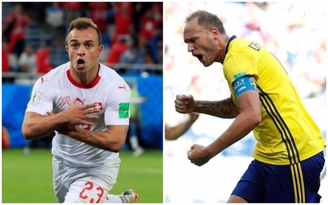 Suiza y Suecia se enfrentan en octavos del Mundial