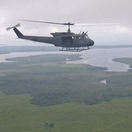 un helicóptero del ejercito de colombia