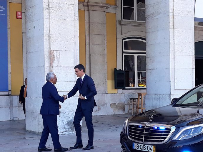 Pedro Sánchez se reúne con el primer ministro portugués, Antonio Costa