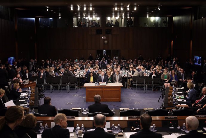 Comparecencia de Mark Zuckerberg en el Senado de EEUU