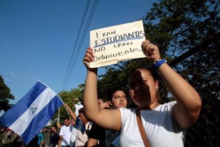 Manifestación contra el Gobierno en Nicaragua