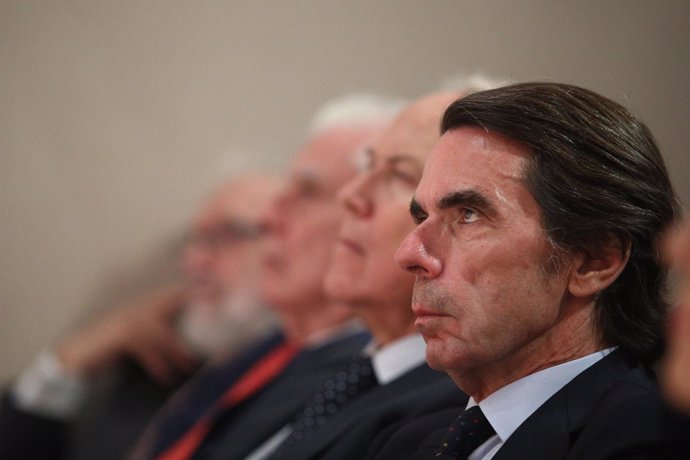 José María Aznar en una conferencia del Instituto Atlántico de Gobierno