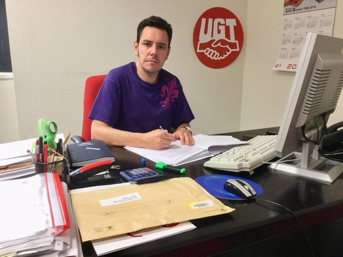 El secretario de Administración y Formación de UGT C-LM, Alberto Sánchez