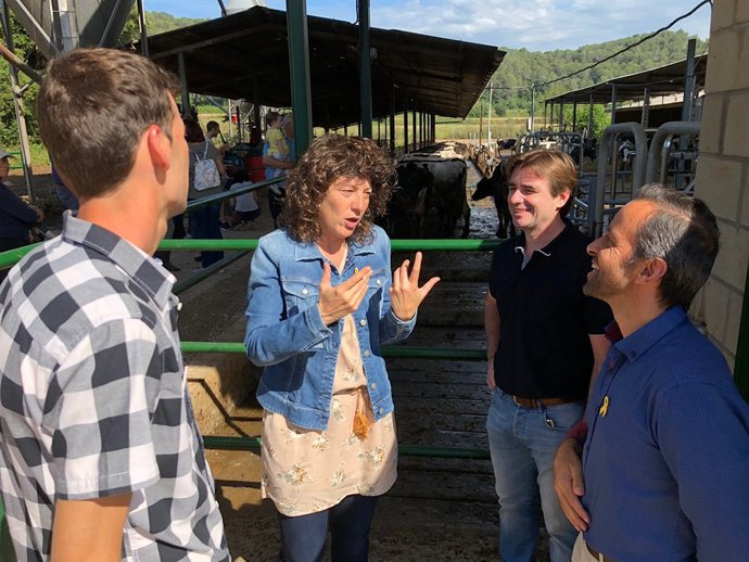 La consellera d'Agricultura, Ramaderia, Pesca i Alimentació Teresa Jordà