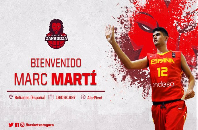 Marc Martín regresa al Basket Zaragoza 