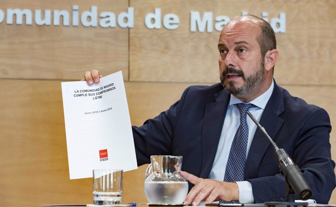 Pedro Rollán, portavoz de la Comunidad de Madrid