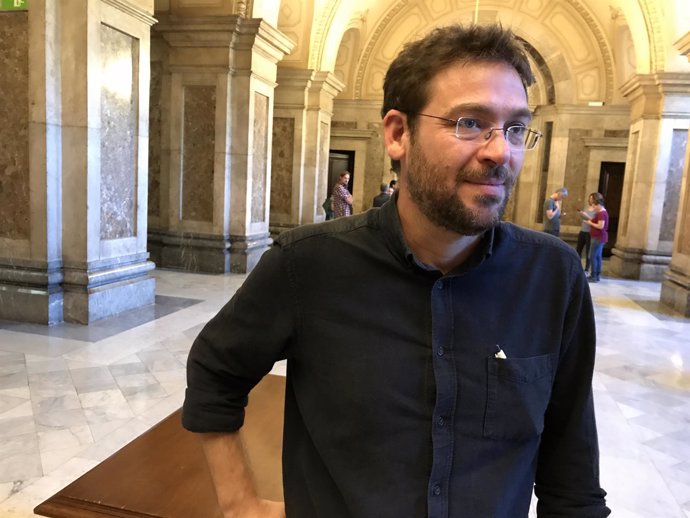 El secretario general de Podem Catalunya, Albano-Dante Fachin
