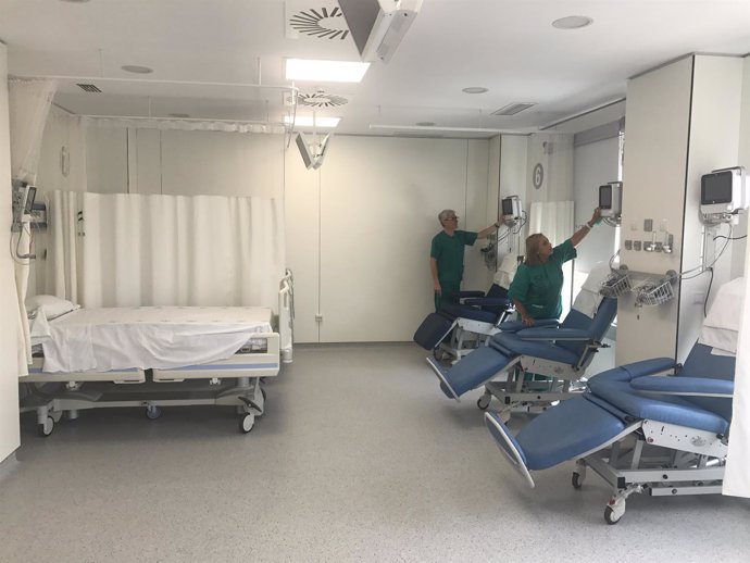 Sala nueva de hemodinámica del Hospital Regional de Málaga salud instalaciones