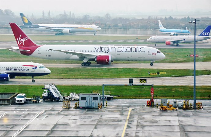 Un 'Dreamliner' de Virgin en Heathrow