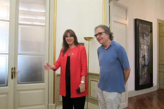 Laura Borràs i Joan Subirats