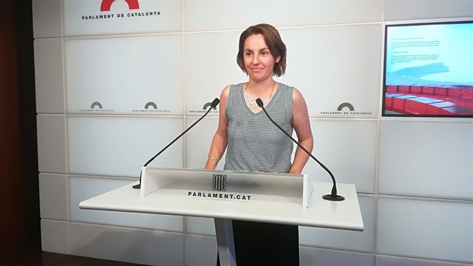La portaveu d'ERC en el Parlament Anna Caula