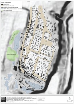 Estructura urbana i sistema defensiu del jaciment ibèric