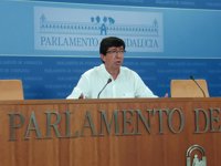 Marín advierte a la Junta de que "no cuente" con Cs para el Presupuesto de 2019 si no aumenta la ejecución en 2018