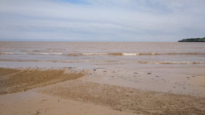 Episodio de contaminación en playa de San Lorenzo