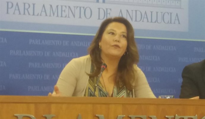 La portavoz parlamentaria del PP-A, Carmen Crespo