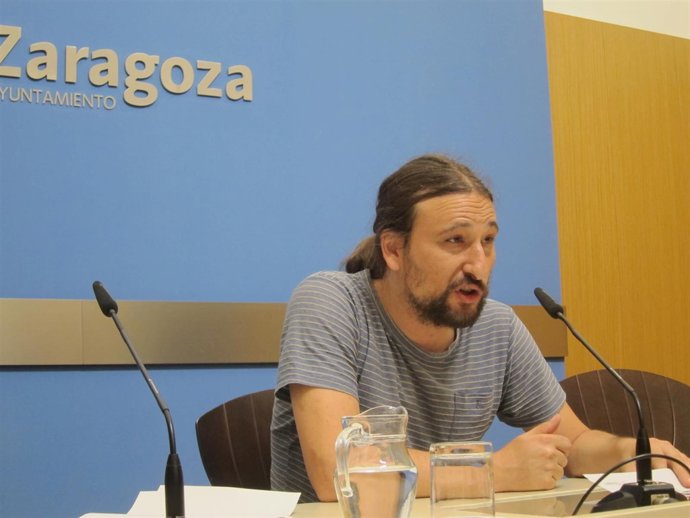 Pablo Híjar, en rueda de prensa este miércoles en el Ayuntamiento
