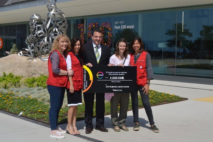 Donació de Covestro pel SJD Pediatric Cancer Center Barcelona