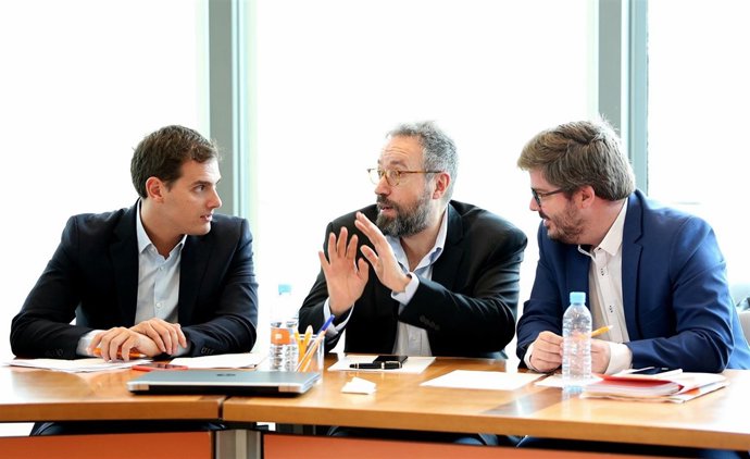 Albert Rivera preside la Ejecutiva Nacional de Ciudadanos