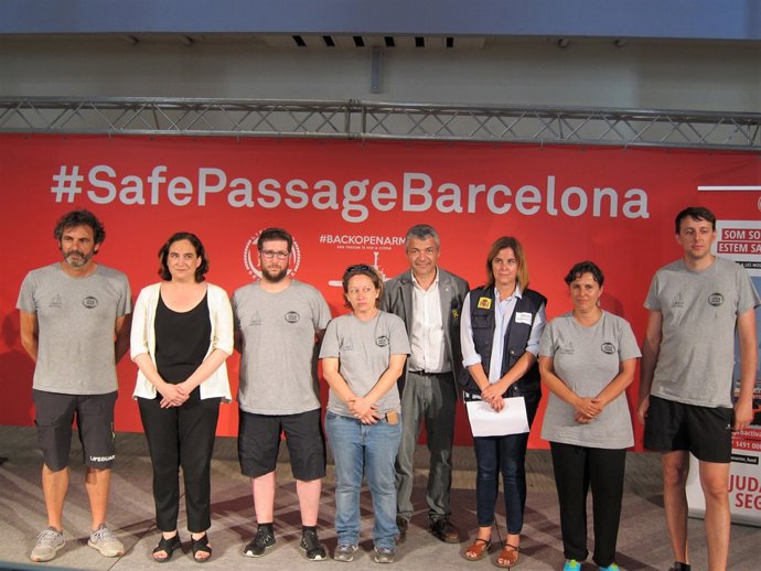 O.Camps,A.Colau,M.Urbán A.Miranda,O.Amorós,C.Aramburu,I.Forenza,J.López