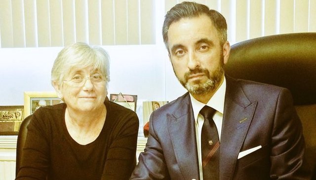 Clara Ponsatí y Aamer Anwar