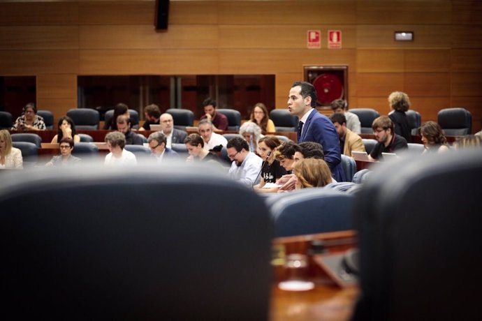 Ignacio Aguado en la Asamblea de Madrid