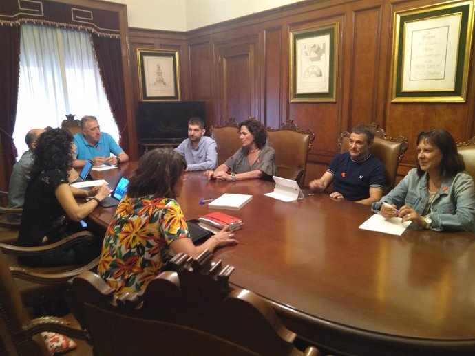 Primera reunión de los concejales delegados tras la expulsión de I-E y Aranzadi