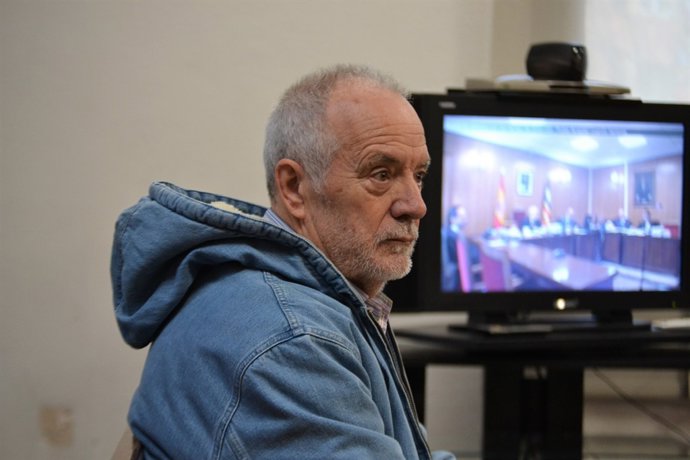 Bartolomé Cursach en el seu judici per tinença il·lícita d'armes
