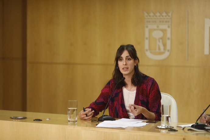 Rueda de prensa de la portavoz del Ayuntamiento de Madrid, Rita Maestre