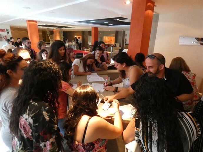 Imagen del acto celebrado por Cruz Roja