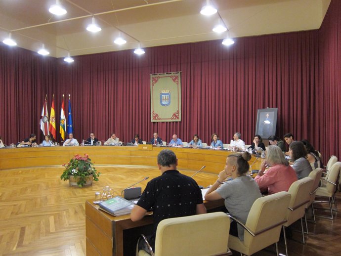 Pleno del Ayuntamiento de Logroño, mes de julio           