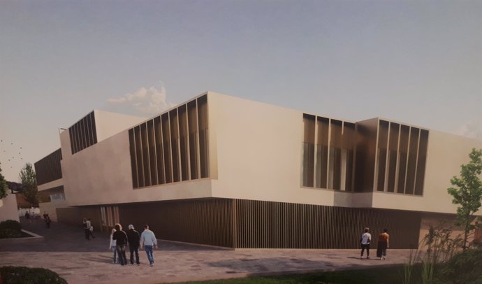 Recreación del proyecto de la nueva sede judicial de Lucena