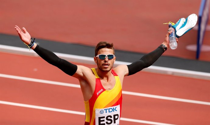 El atleta español Óscar Husillos
