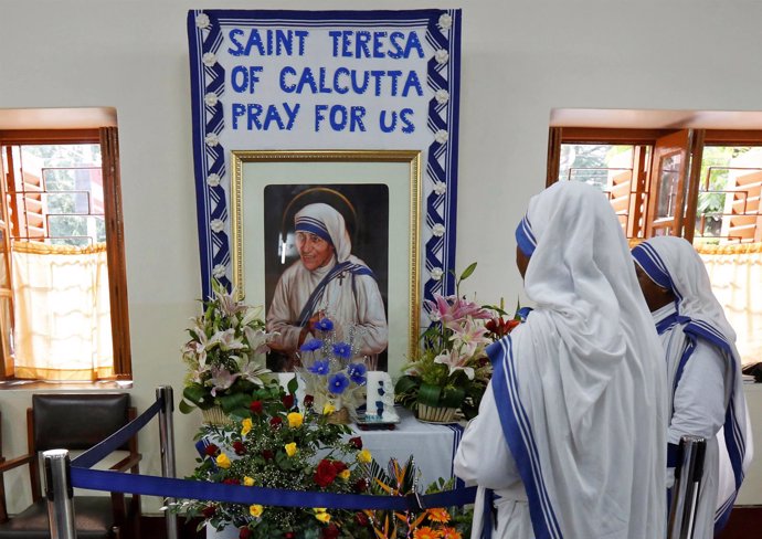 Monjas de las Misioneras de la Caridad, fundada por la madre Teresa de Calcuta