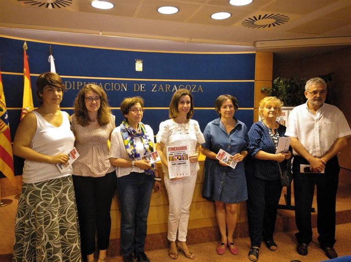 Presentación de 'Itinerarios' en la sede de la DPZ.