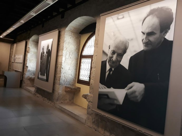 Imagen de la muestra sobre Chillida en Burgos 6/7/2018