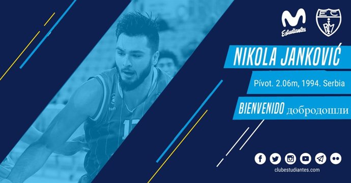 El Movistar Estudiantes ficha a Nikola Jankovic