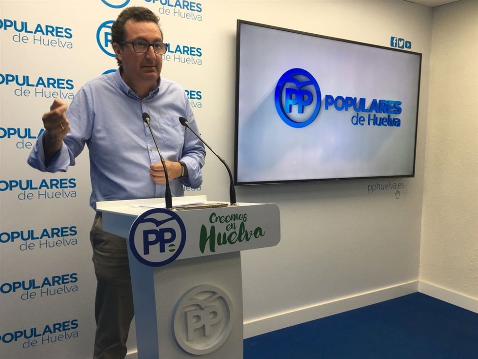 El presidente del PP de Huelva, Manuel Andrés González.