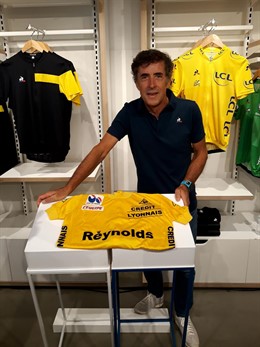 El exciclista español Pedro Delgado