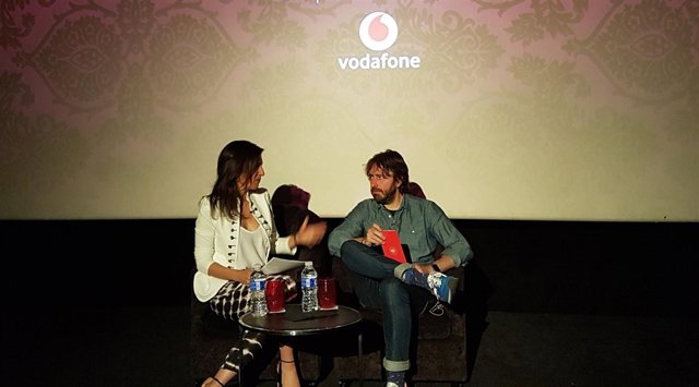 El director Daniel Sánchez Arévalo en la presentación del corto 'Brigi'