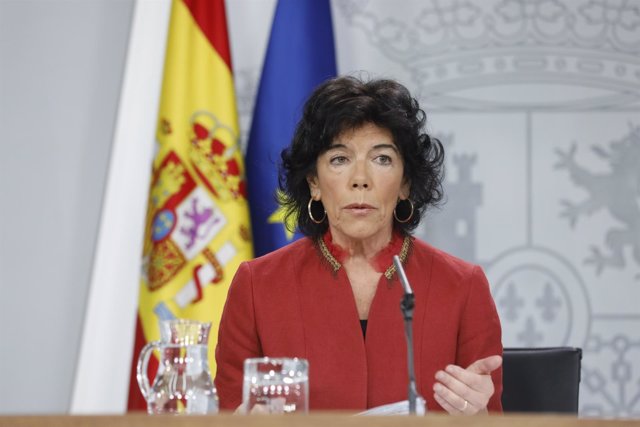 Rueda de prensa de la portavoz del Gobierno, Isabel Celaá, tras el Consejo